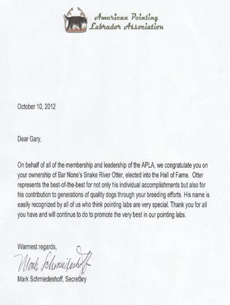 APLA  Letter